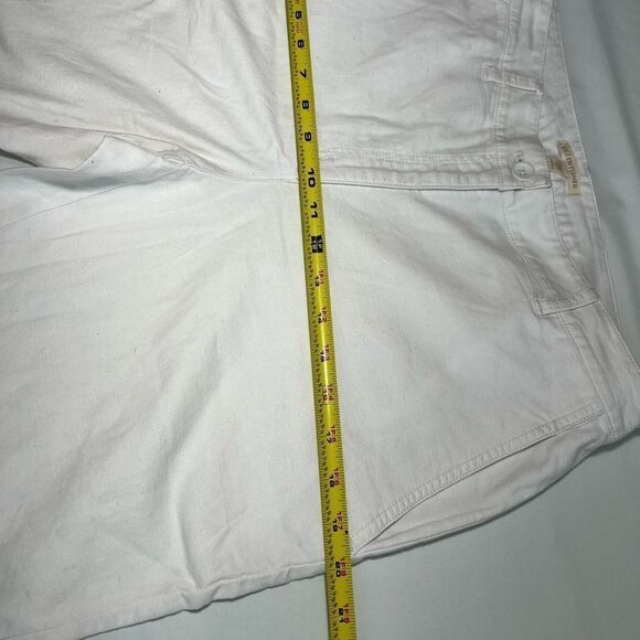 Eileen Fisher White High Rise Cropped Pants Tapered Hemp Cotton New Size 10P - Picture 13 of 14